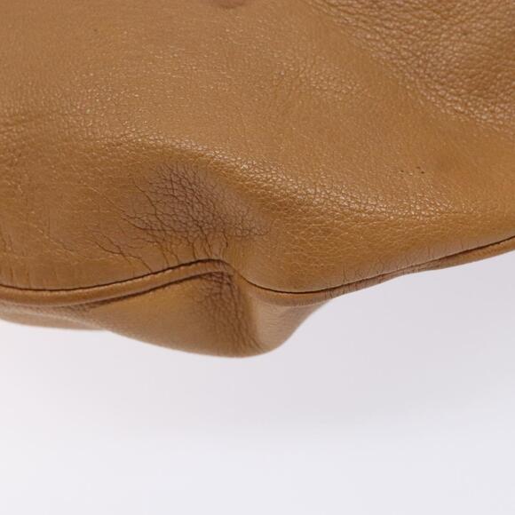 GUCCI Interlocking Shoulder Bag Leather Brown Gold - Picture 12 of 16